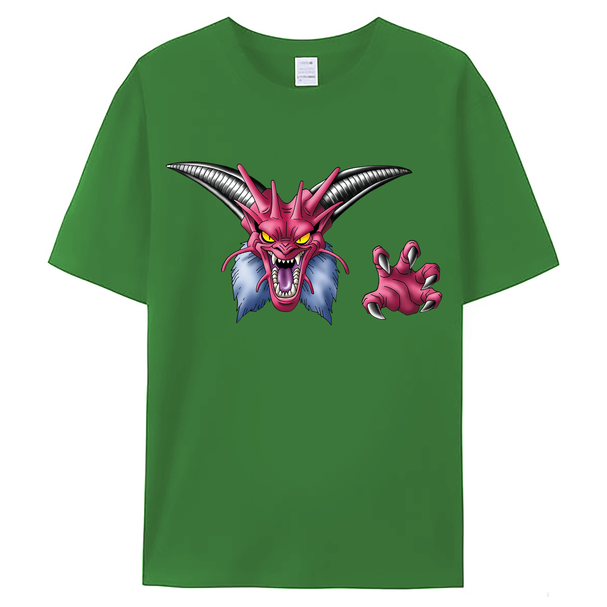 （画像用） ドラゴンクエスト Doragon Kuesuto Dragon Quest レディースカジュアルプリントTシャツ（綿100％）